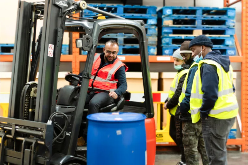 Figure of 8 forklift | Forklift Training Figure of 8 forklift | 4KS Forklift Training