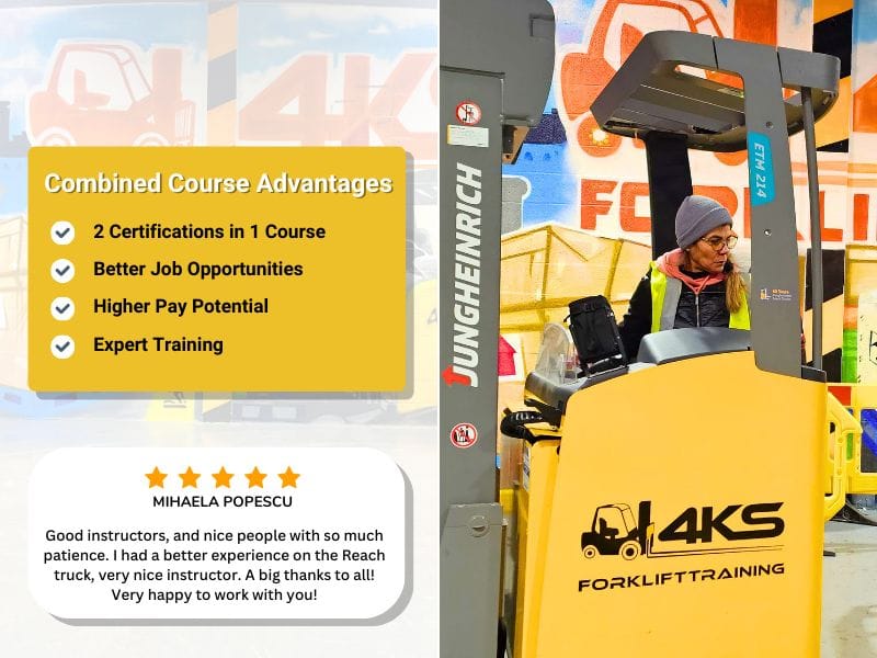 Counterbalance and Reach Truck Training | 4KS Forklift Training