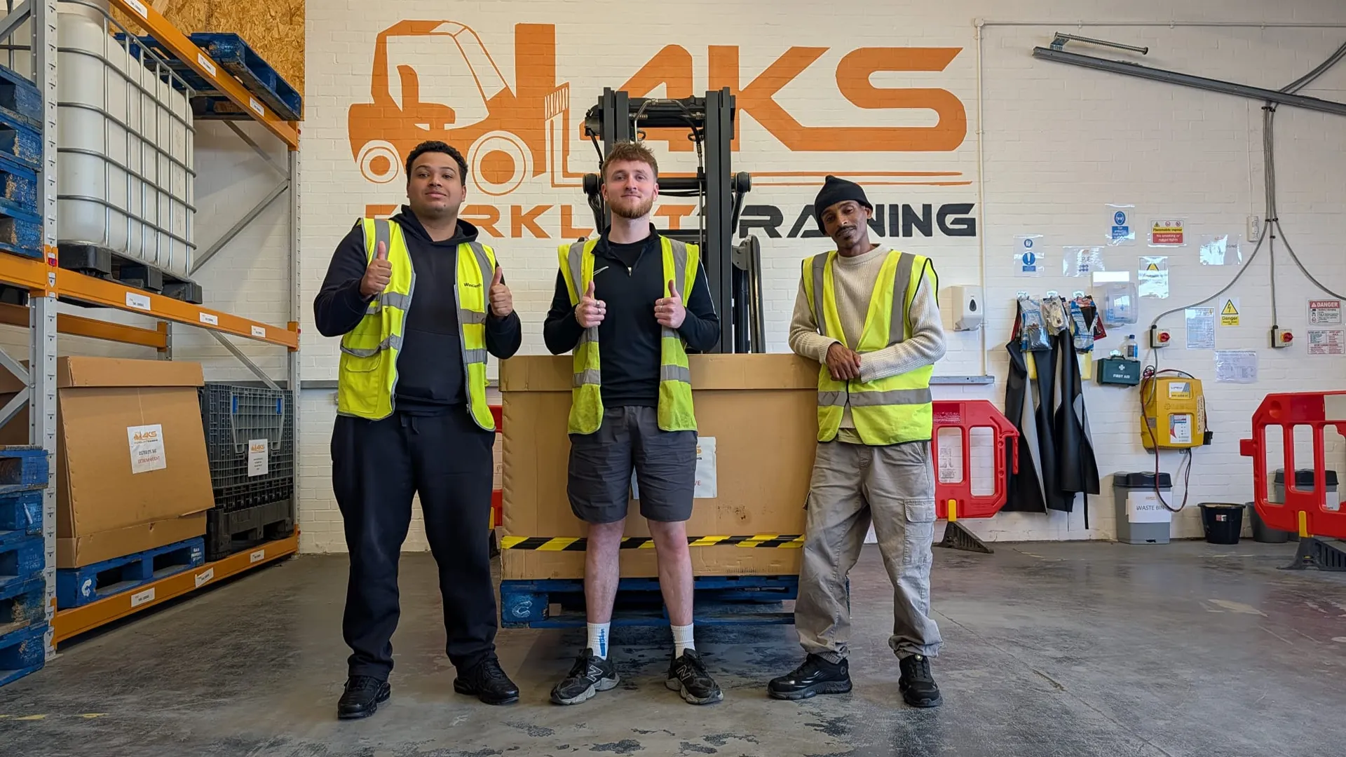 4KS Forklift Training delivering multi-truck onsite training