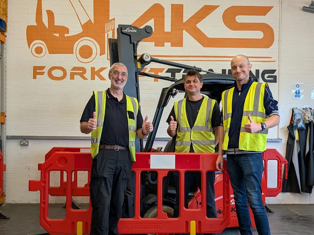 onsite forklift training Walsall | Forklift Training 4KS Peterborough training centre candidates