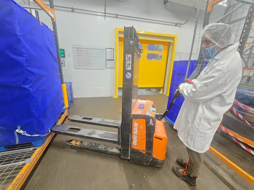 Onsite forklift training for a 4KS bakery client