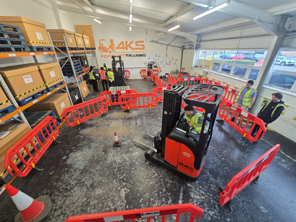 Peterborough forklift training programme | Forklift Training Candidates on the 4KS Peterborough forklift training programme