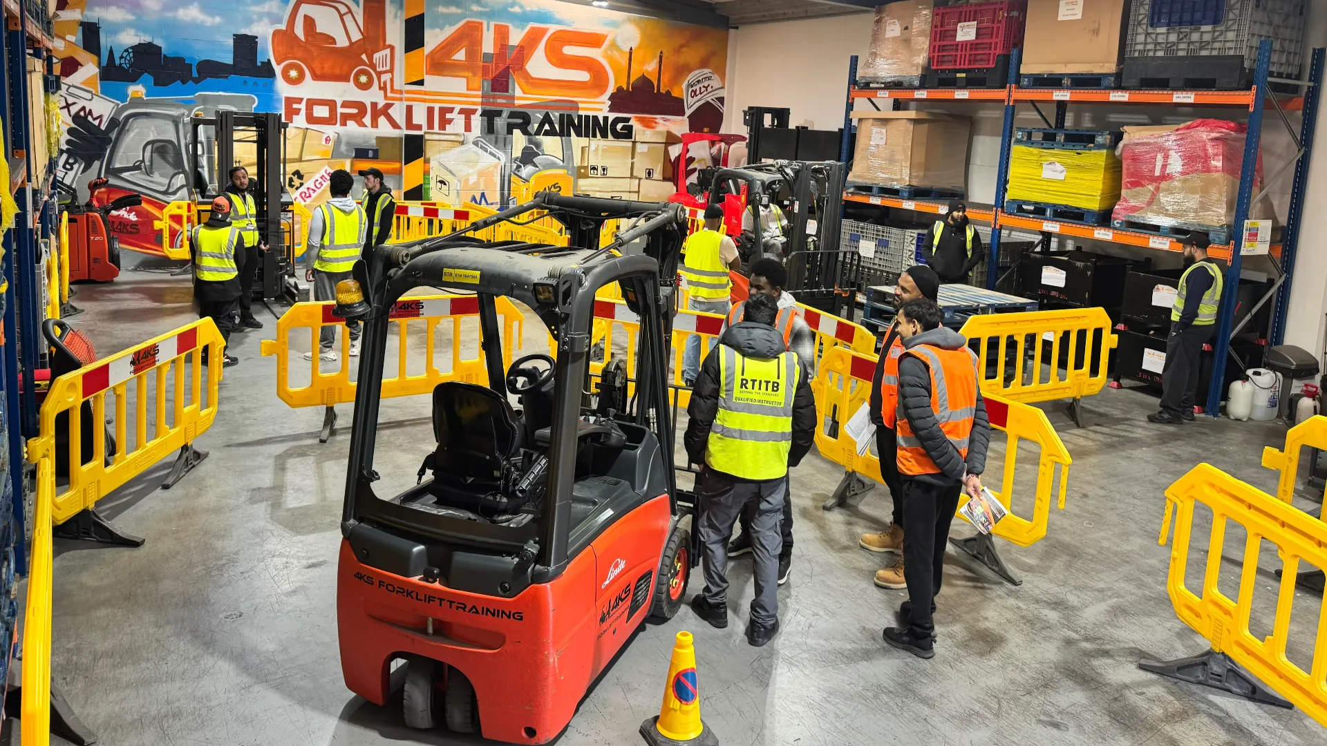 Weekly forklift training updates from 4KS