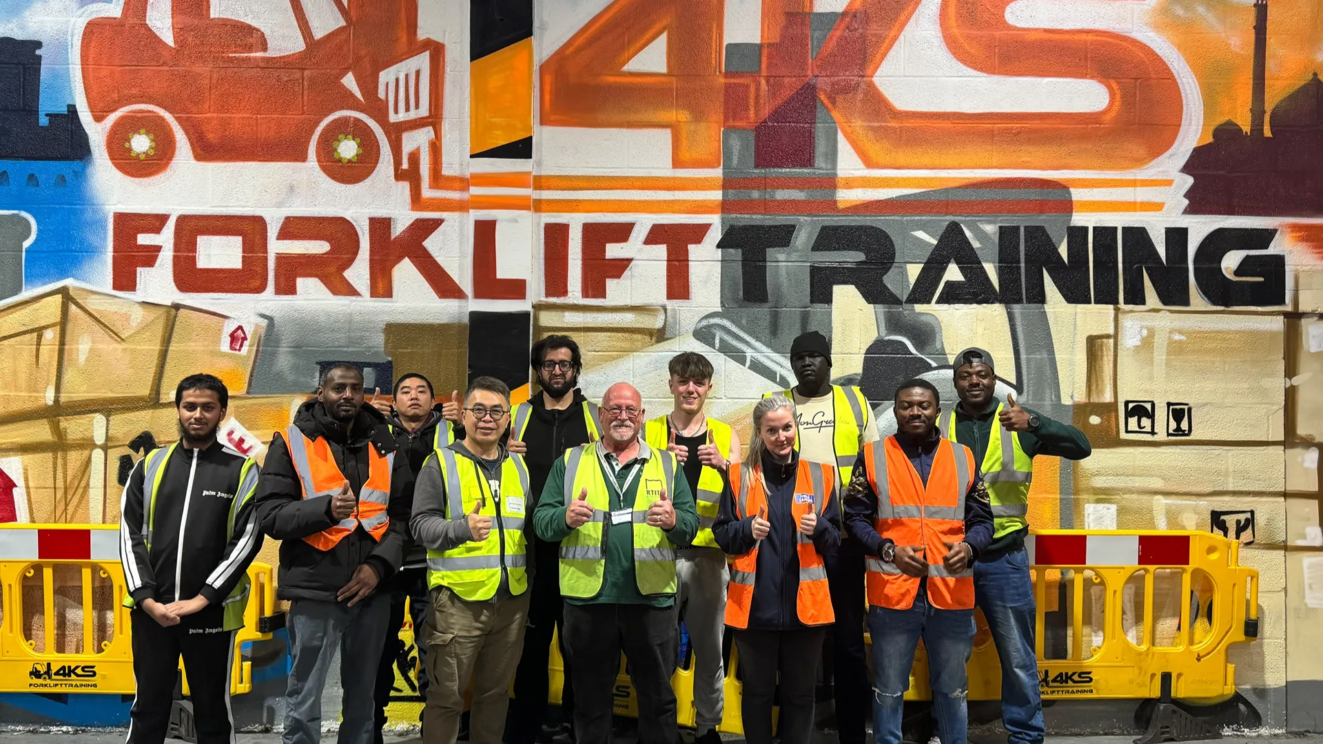 4KS Forklift Training delivering onsite forklift training in Rhyl